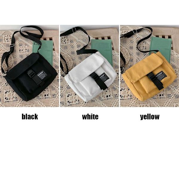 Skuldertaske Messenger Taske SORT black