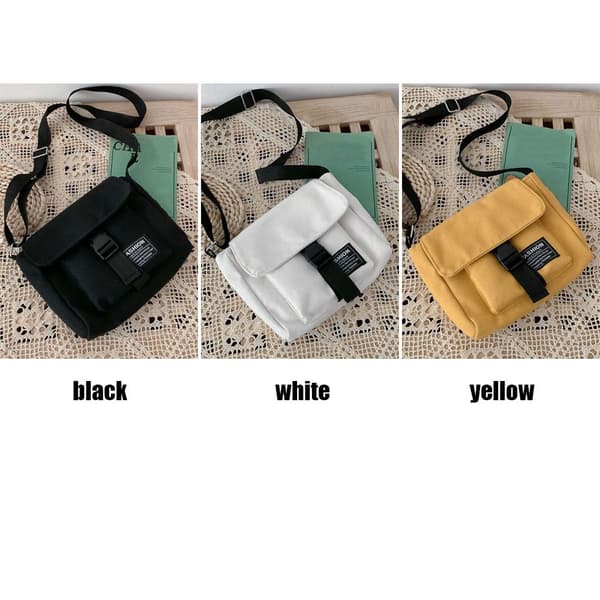 Skulderveske Messenger Bag GUL yellow
