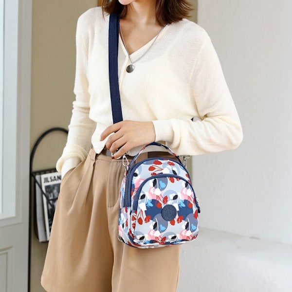 Multi Layer Nylon Rygsække Lille Mini Rygsæk SORT SORT black