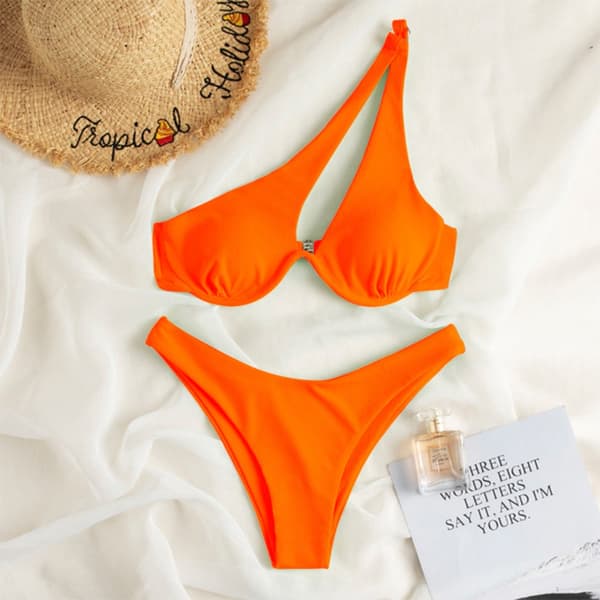 Bikini Badedragt Delt Bikini ORANGE-M ORANGE-M Orange-M