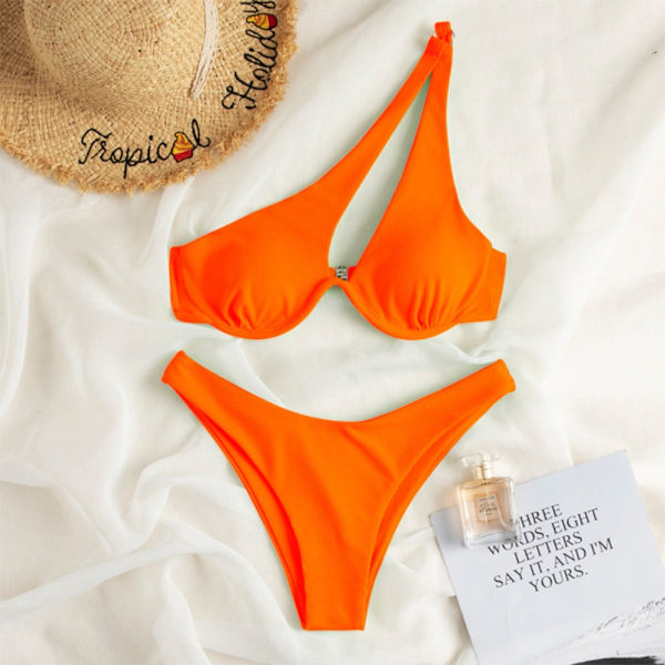 Bikinit uimapuku Split Bikini PUNAINEN-M PUNAINEN-M Red-M