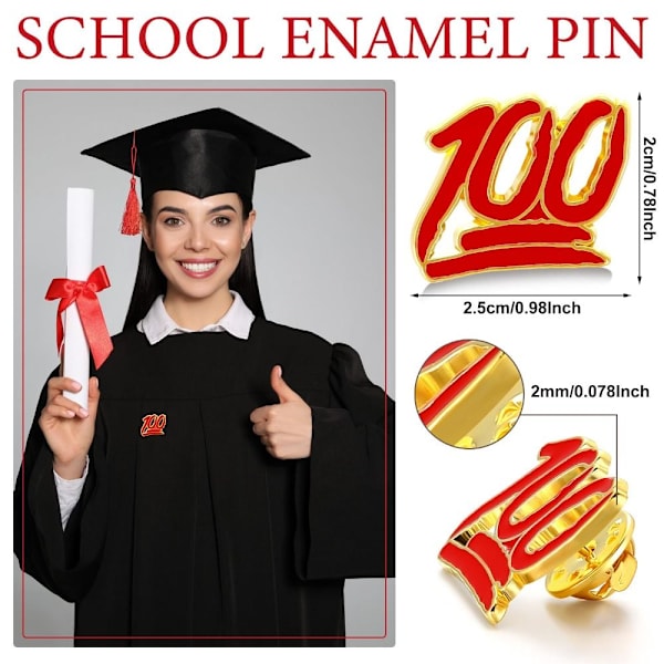 12 st Full poäng Brosch Medalj Emalj Pin Lapel Pin