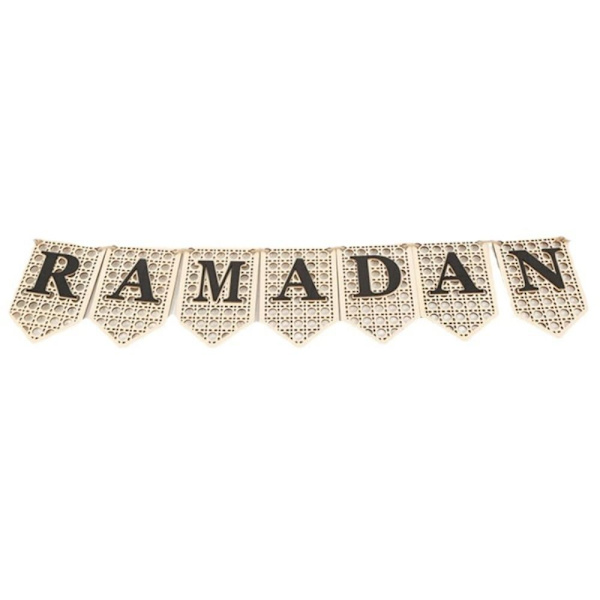 Eid Mubarak Henger Ramadan Dekor SVART