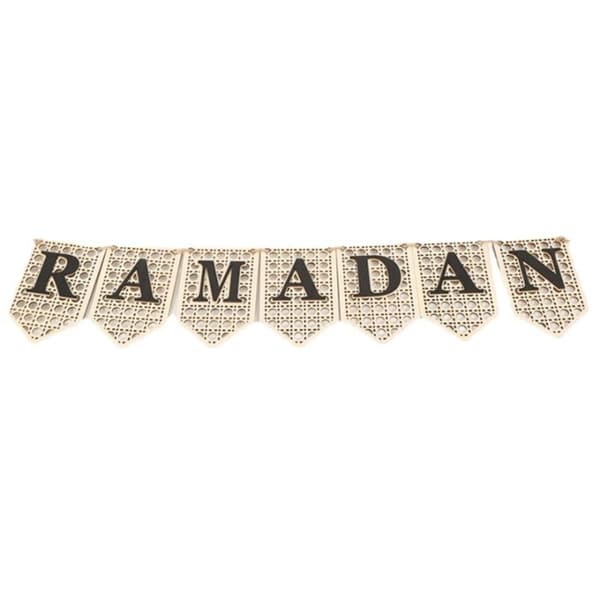 Eid Mubarak -riipus Ramadan-koriste MUSTA