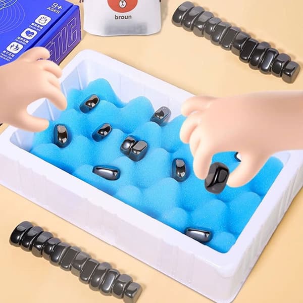 Magnetiskt Schackspel Magnetisk Effekt Schack Interaktivt Brädspel