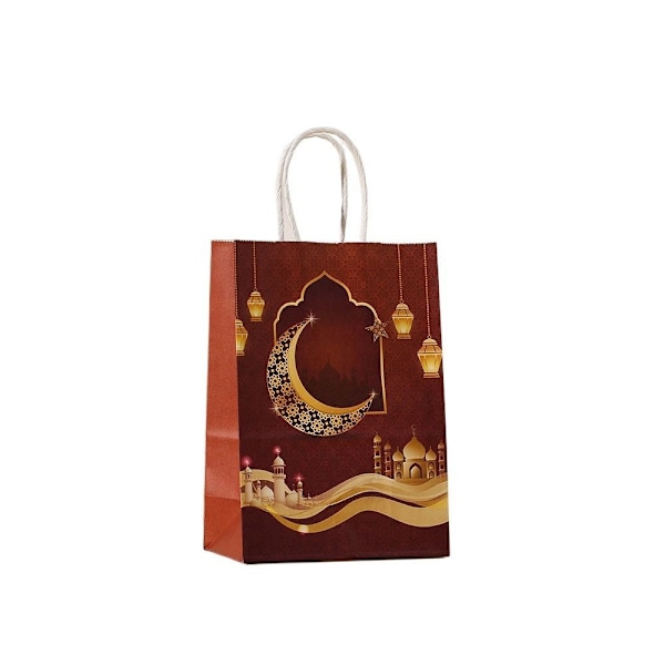 6 st Eid Mubarak presentpåse Candy Cookie Bag STIL 7 STIL 7 Style 7