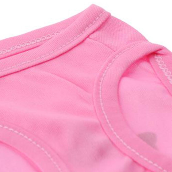 Kläder för hundvalpar i bomullsväst T-shirt för hund för husdjur
