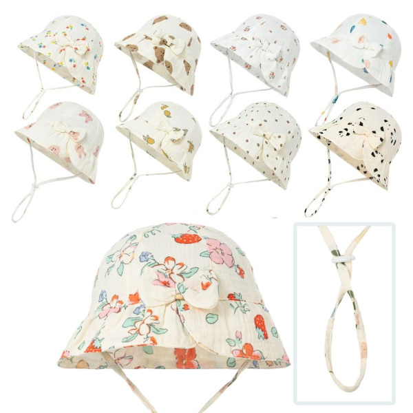 Girls Bucket Hat baby lippalakit 3 3 3