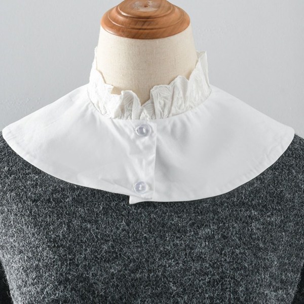Lapel Fake Collar Shirt Collar SORT 5 5 black 5-5