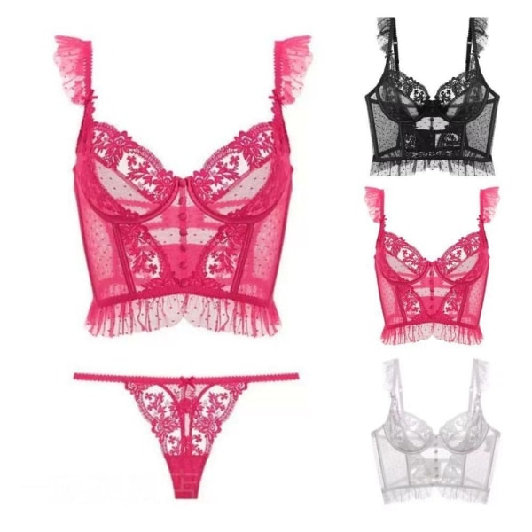 Alusvaatteet Suit Sexy Lingerie Set BLACK S black S