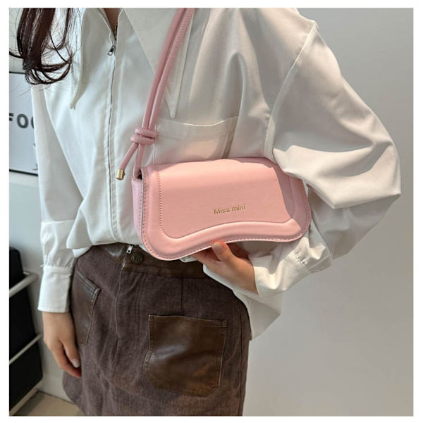 Axelväska Messenger Bag VIT White
