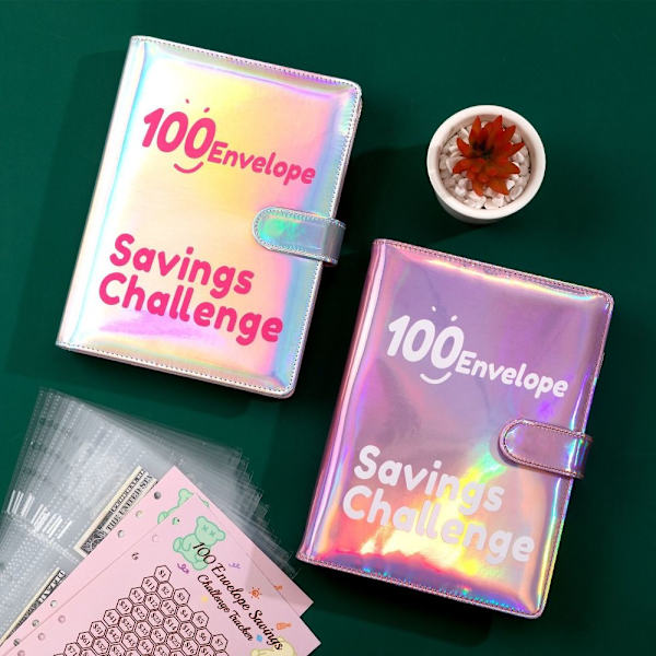 100 Days Savings Challenge Savings Money Binder MUSTA Black