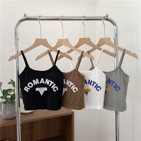 Sexet Sweet Vest Fashion Sommer Camisole SORT Black