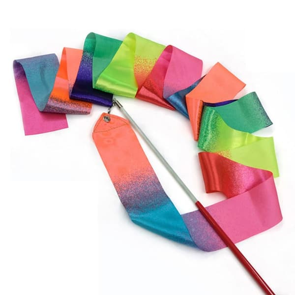 Fargerike Gymnastikkbånd Dansebånd MULTICOLOR Multicolor