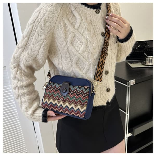 Axelväska Crossbody Väska BLÅ blue