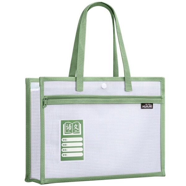 Tote Skoletaske Tutorial Taske GRØN Green