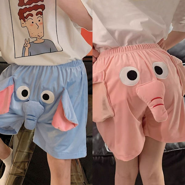 Shorts Bukser Sovebukser for par BLÅ M Blue M