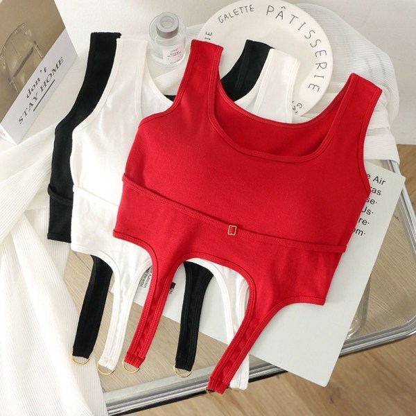 Oregelbunden Camisole Sexig Linne FÄRG 3 FÄRG 3 Color 3