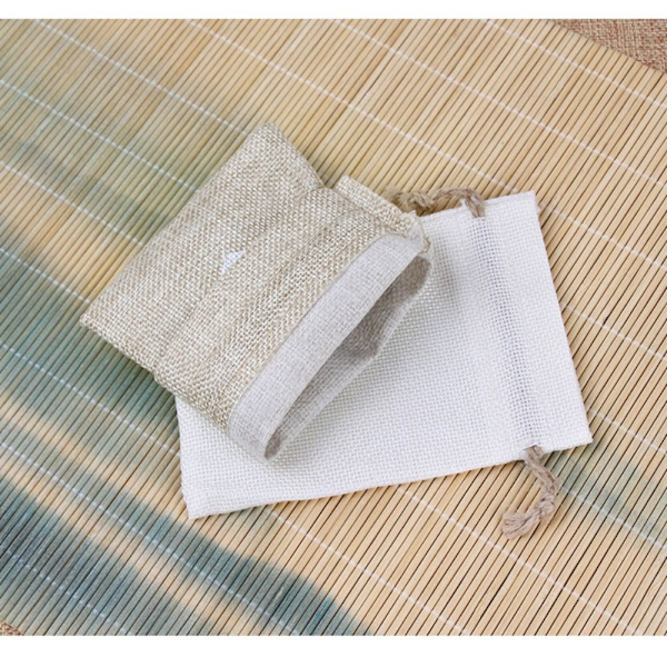 5 Stk Jute Snøreposer Snøring Linposer GRÅ 8X10CM gray 8x10cm