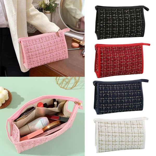 Kosmetiktaske Makeuptaske RØD Red