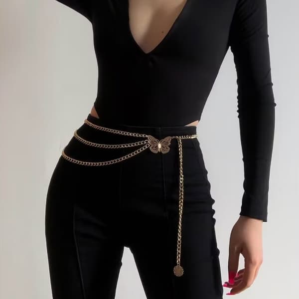 Taljekæde Body Chain SØLV silver