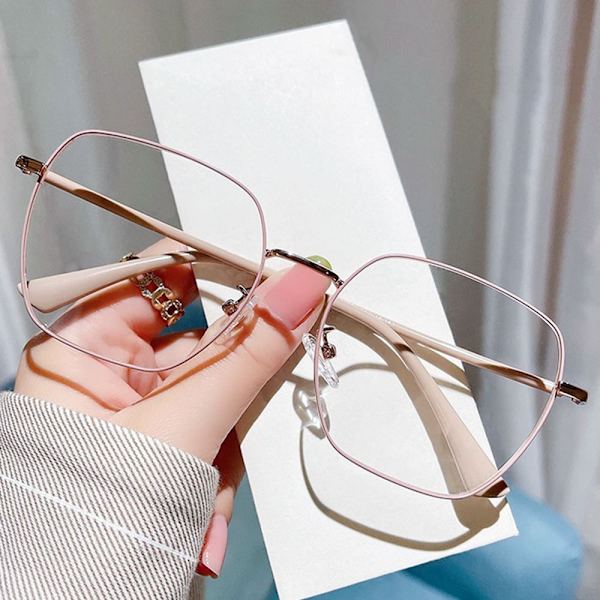 Anti-Blue Light Glasses Neliömäiset silmälasit KHAKI Khaki