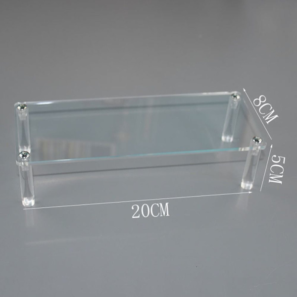 Akryl Display Stativ Figur Hylle 40X8CMSINGLE LAYER SINGLE 40x8cmSingle layer
