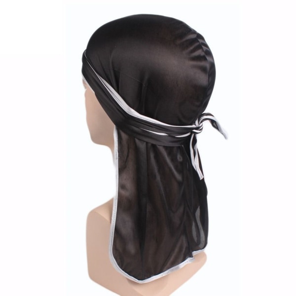 Silkeblød Durag Kantning Satin Durag 4 4 4