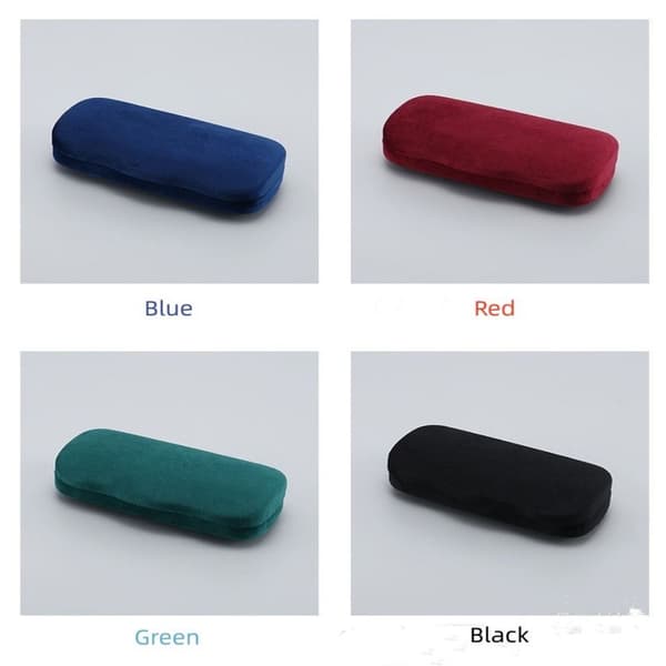 Brilleetui Plys Jernboks BLÅ blue