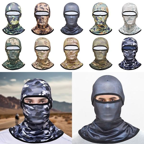 Fuld ansigtskasket cykelbalaclava 7 7 7