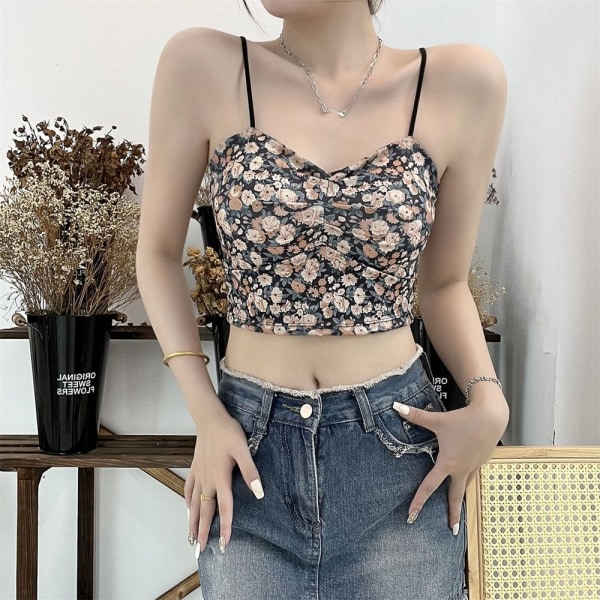 Kukkakuvioiset Camisole- print , VÄRI 1 VÄRI 1 Color 1