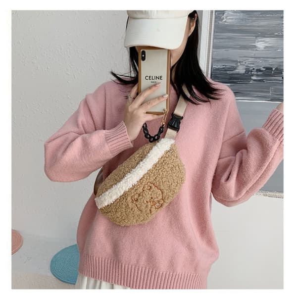 Ull Skulderveske KHAKI Khaki