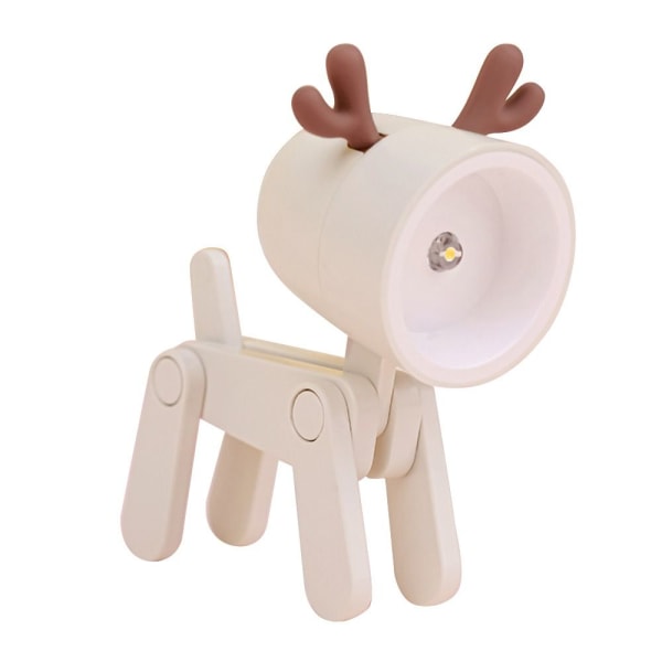 LED Natlys Tegnefilm Skrivebordslampe BEIGE HJYRT beige deer-deer