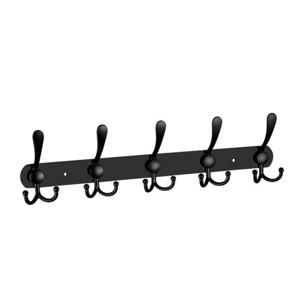 Sovrumsförvaringshållare Hängställning SVART 5 TRI KROKAR 5 TRI Black 5 Tri Hooks-5 Tri Hooks