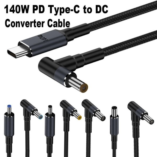 180CM USB Typ C till DC-kabel PD 140W Converter Line 7450 FOR 7450 for Dell