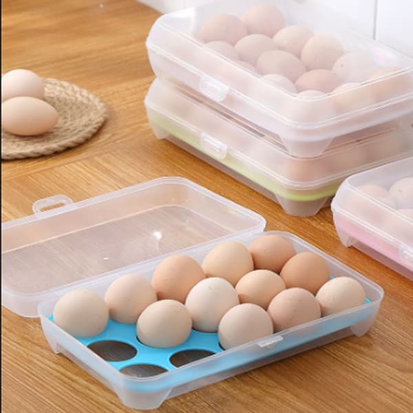 Egg Fresh Oppbevaringsboks Matbrett Beholdere HVIT white