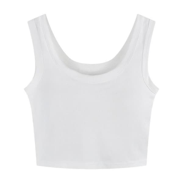 Crop tops til kvinder Bralette Vest SORT S Black S