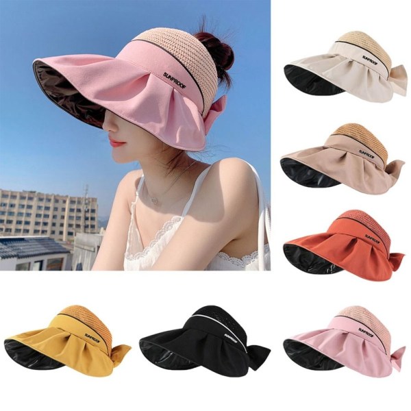 Solhat med bred skygge Strandsolhat PINK pink