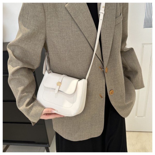 Axelväska Messenger Bag VIT White