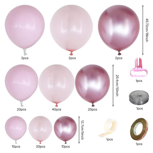 Fødselsdag Bryllup Pink Balloner