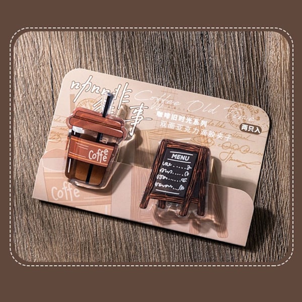 2 kpl / set akryyliklipsikoristekiinnike 01 01 01