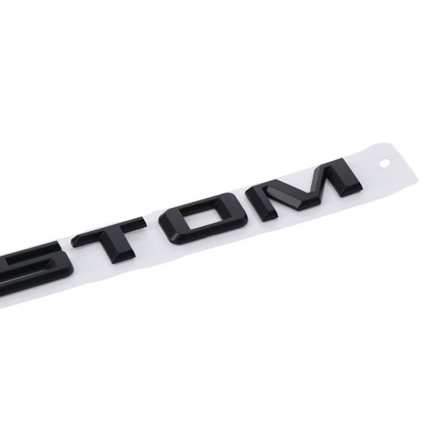 CUSTOM Bogstaver Emblemer Badge 3D Bil Bumper Badge Stickers Bil