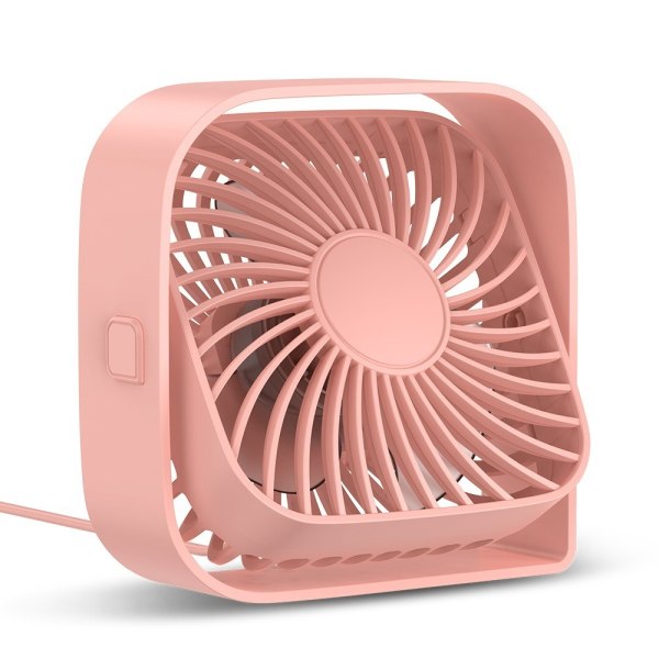 Personlig USB Desk Fan Bærbar Desktop Fan PINK Pink