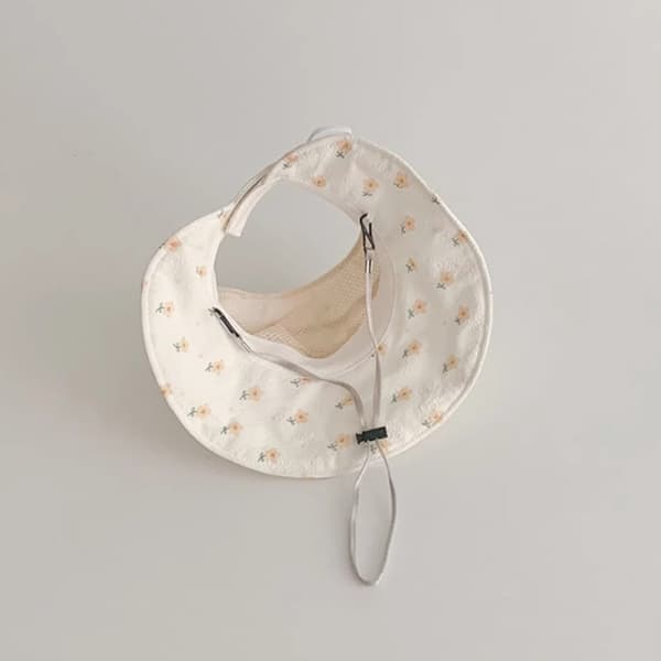 Solskjerm, tynn modell, kule solhatter GUL yellow