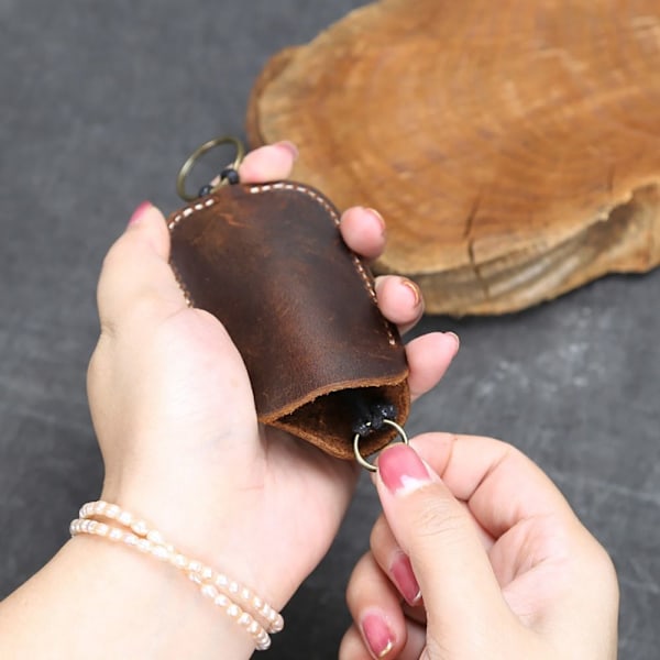 Key Sleeve Key Case TUMMANRUSKEA Dark Brown