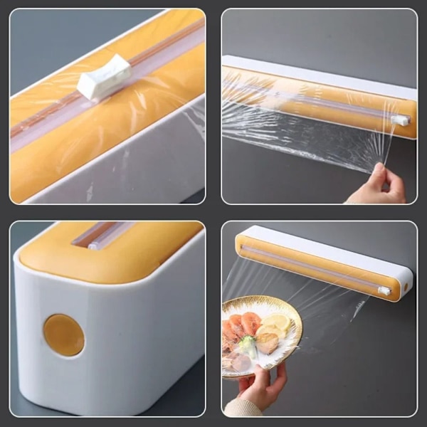 Plastfoliedispenser Magnetisk Foliedispenser GRÅ STANDARD STANDARD grey Regular-Regular