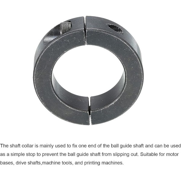 Akselin kaulukset kaksoisjaettu kiinnityspanta 0,67 TUUMAA (17 MM) 0,67 0.67 Inch(17mm)