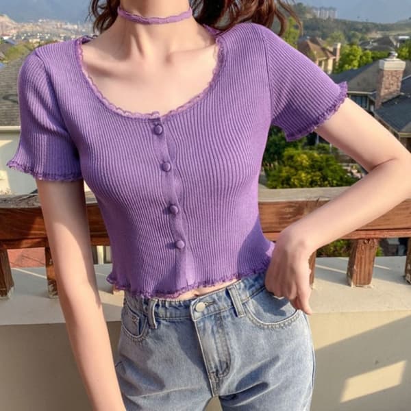Pitsipaita Croptop PUNAINEN Red