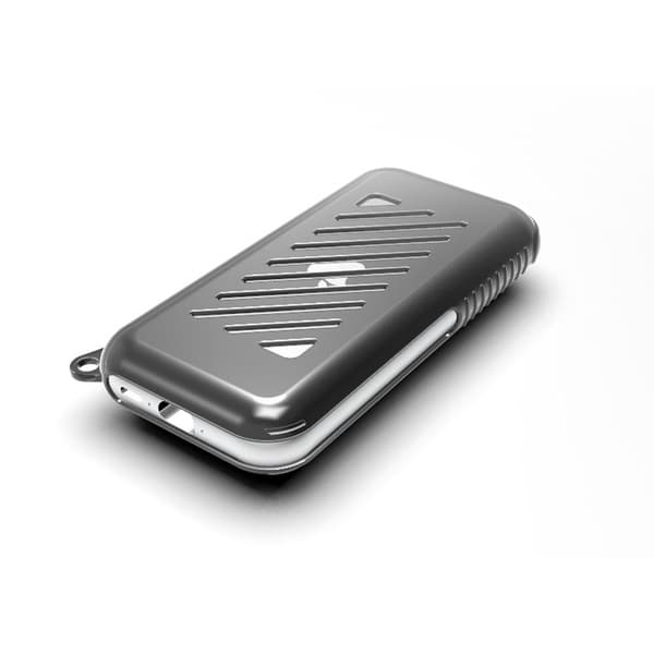 Batteriholder Bærehylster TRANSPARENT SORT Transparent Black
