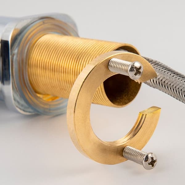 1 kpl Hanan Lukitusmutteri Hanan Kiinnityssarja MESSINKI MESSINKI brass
